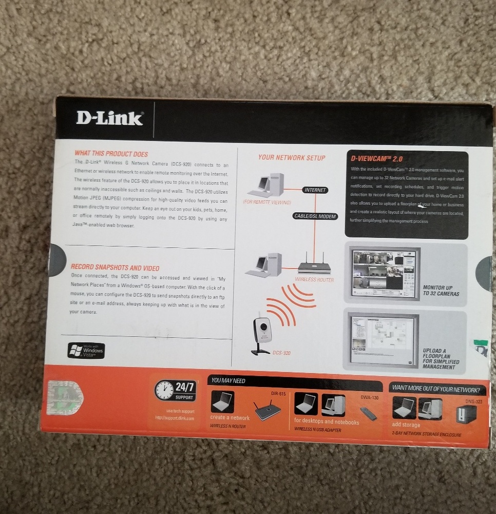 Wireless G NETWORK CAMERA - Picture 3 of 3